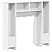 Cornice per camino Bianco 93 x 20 x 89 cm Legno ingegnerizzato - Foto miniatura 6