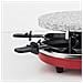 RP360 Raclette multifunzione 8 persone, rotante a 360°, Pietra naturale, piastra rimovibile 8 teglie antiaderenti e spatole - Foto miniatura 5