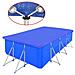 Copertura Per Piscina Rettangolare In Pe 90 G / mq 394 X 207 Cm - Foto miniatura 1