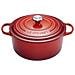 Casseruola tonda ghisa 22cm evolution rosso ciliegio cocotte - Foto miniatura 1