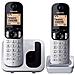 Telefono Senza Fili Duo Kx-tgc212sps (2 Pcs) Nero / argentato S0420532 - Foto miniatura 1