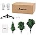 Albero Di Natale 180 Cm Artificialmente Con 580 Punte Ignifugo Abete Costruzione Rapida Incl. Supporto Per Albero Di Natale Natale Verde Deco 1,8 M - Foto miniatura 3