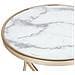Tavolino Meridian Effetto Marmo Oro - Foto miniatura 4