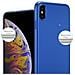 Custodia Compatibile Con Apple Iphone Xs Max In Azzurro Metallo - Hard Case Coperchio Protettivo In Look Metallico Contro I Graffi E Gli Urti - Foto miniatura 5