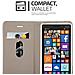 Custodia Compatibile Con Nokia Lumia 929 / 930 In Blu Scuro Nero - Coperchio Protettiva Con Chiusura Magnetica, Funzione Stand E Tasca Per Le Carte - Foto miniatura 8