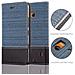 Custodia Compatibile Con Nokia Lumia 929 / 930 In Blu Scuro Nero - Coperchio Protettiva Con Chiusura Magnetica, Funzione Stand E Tasca Per Le Carte - Foto miniatura 9