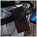 Custodia Cintura Smartphone 4,7 Pollici Portaschede Attacco Clip Marrone - Foto miniatura 5