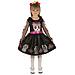 Costume Mini Teschio Dia De Los Muertos Per Bambina - Taglia: 7 A 9 Anni - Foto miniatura 1