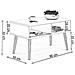 Tavolino Scandi, Scandinavo Coffe Table Bianco - Foto miniatura 2