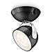 Faretto Orientabile Led Singolo 'dyna' - 3w - 270 Lumen L. calda - Nero - Foto miniatura 1