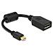 65554 mini DisplayPort DisplayPort Nero cavo di interfaccia e adattatore - Foto miniatura 1