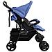 Passeggino Gemellare Blu Marino In Acciaio - Foto miniatura 5