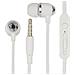 Cuffie Auricolari Audio 3.5 Mm Con Microfono Controllo Volume V5 Bianco - Foto miniatura 1