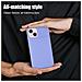 Custodia Compatibile Con Apple Iphone 13 In Viola Opaco - Coperchio Protettivo In Silicone Tpu Flessibile E Con Protezione Per La Fotocamera - Foto miniatura 6
