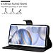 Custodia Compatibile Con Honor 30 Pro In Nero Carbone - Coperchio Protettiva Con Chiusura Magnetica, Funzione Stand E Tasca Per Le Carte - Foto miniatura 3