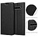 Custodia Compatibile Con Samsung Galaxy S10 5g In Nero Di Notte - Coperchio Protettiva Con Chiusura Magnetica, Funzione Stand E Tasca Per Le Carte - Foto miniatura 6