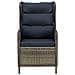 Set Mobili Da Pranzo Per Giardino 7 Pz Marrone - Foto miniatura 4