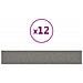 Pannelli Murali 12 Pz Grigio Chiaro 90x15 Cm Tessuto 1,62 M - Foto miniatura 1