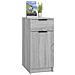 Armadietto Da Scrivania Grigio Sonoma 33,5x50x75 Cm Legno - Foto miniatura 4
