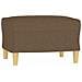 Poggiapiedi Marrone 60x50x41 Cm In Tessuto - Foto miniatura 2