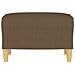 Poggiapiedi Marrone 60x50x41 Cm In Tessuto - Foto miniatura 3