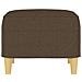 Poggiapiedi Marrone 60x50x41 Cm In Tessuto - Foto miniatura 4