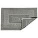Tappeto Bagno Doccia Spugna Tinta Unita Torino Tappetino Super Assorbente In Cotone Pelo Corto Con Greca 45x60 Grigio - Foto miniatura 3