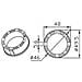 Tondo 61mm Rinforzato 7mm Con Chiavetta Came 001yk4108 - Foto miniatura 1