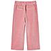 Pantaloni Per Bambini In Velluto A Coste Rosa Chiaro 128 - Foto miniatura 2
