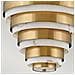 Lampadario Contemporaneo Echelon Acciaio Ottone Antico 4 Luci E14 - Foto miniatura 2