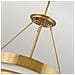 Lampadario Contemporaneo Echelon Acciaio Ottone Antico 4 Luci E14 - Foto miniatura 3