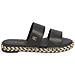 Flat Sandal Sandali Pelle Scarpe Donna Nero Eu 36, Fw0fw07931 Bds - Foto miniatura 2