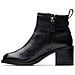 Chamberly Booties Stivaletti Pelle Scarpe Donna Nero Eu 37, 26178833 - Foto miniatura 3