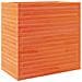 Fioriera Giardino Marrone Cera 70x40x68,5cm Legno Massello Pino - Foto miniatura 1