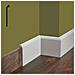 Bancale Da 62,4ml Di Battiscopa Coprimarmo Firenze  In Polimeri Feelingwood-hd 144x23mm - Bianco - Foto miniatura 1