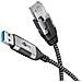 Goobay 74395 adattatore per inversione del genere dei cavi USB 3.0 type A RJ45 Nero, Argento - Foto miniatura 4