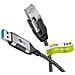 Goobay 74395 adattatore per inversione del genere dei cavi USB 3.0 type A RJ45 Nero, Argento - Foto miniatura 7