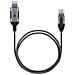 Goobay 74395 adattatore per inversione del genere dei cavi USB 3.0 type A RJ45 Nero, Argento - Foto miniatura 10