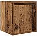 Comodini a Muro 2 pz Legno Antico 38x34x40 cm - Foto miniatura 7