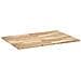 Piano Scrivania Non Trattato 80x70x2cm Legno Massello Di Acacia - Foto miniatura 3