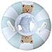Galleggiante Per Bambini Rotondo Con Maniglie, 60 Cm. 60x60x20 Cm. Colore Bianco - Foto miniatura 1
