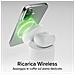 TEWIRMAGFOLD2IN1 Caricabatterie per dispositivi mobili Auricolare, Smartphone Bianco USB Carica wireless Ricarica rapida Interno - Foto miniatura 5