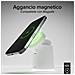 TEWIRMAGFOLD2IN1 Caricabatterie per dispositivi mobili Auricolare, Smartphone Bianco USB Carica wireless Ricarica rapida Interno - Foto miniatura 4