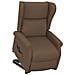 Lusso Casadino -  Poltrona Alzapersona Marrone In Tessuto - Foto miniatura 6