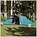 Tenda da Campeggio a Cupola per 4 Persone Blu Impermeabile - Foto miniatura 1