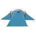 Tenda da Campeggio a Cupola per 4 Persone Blu Impermeabile - Foto miniatura 8