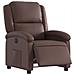 Poltrona Reclinabile Elettrica Marrone in Similpelle - Foto miniatura 3