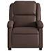 Poltrona Reclinabile Elettrica Marrone in Similpelle - Foto miniatura 9
