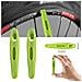 Leva Per Pneumatici Per Mountain Bike Verde In Pom: Strumento Di Riparazione Pneumatici Portatile E Resistente - Foto miniatura 3