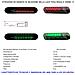 Segnala Via Libera Bifronte Luce Verde 14 Led Luce Rossa 14 Led Aliment. 24 Vcc Montaggio A Palo O Parete Ripetitore S - Foto miniatura 2